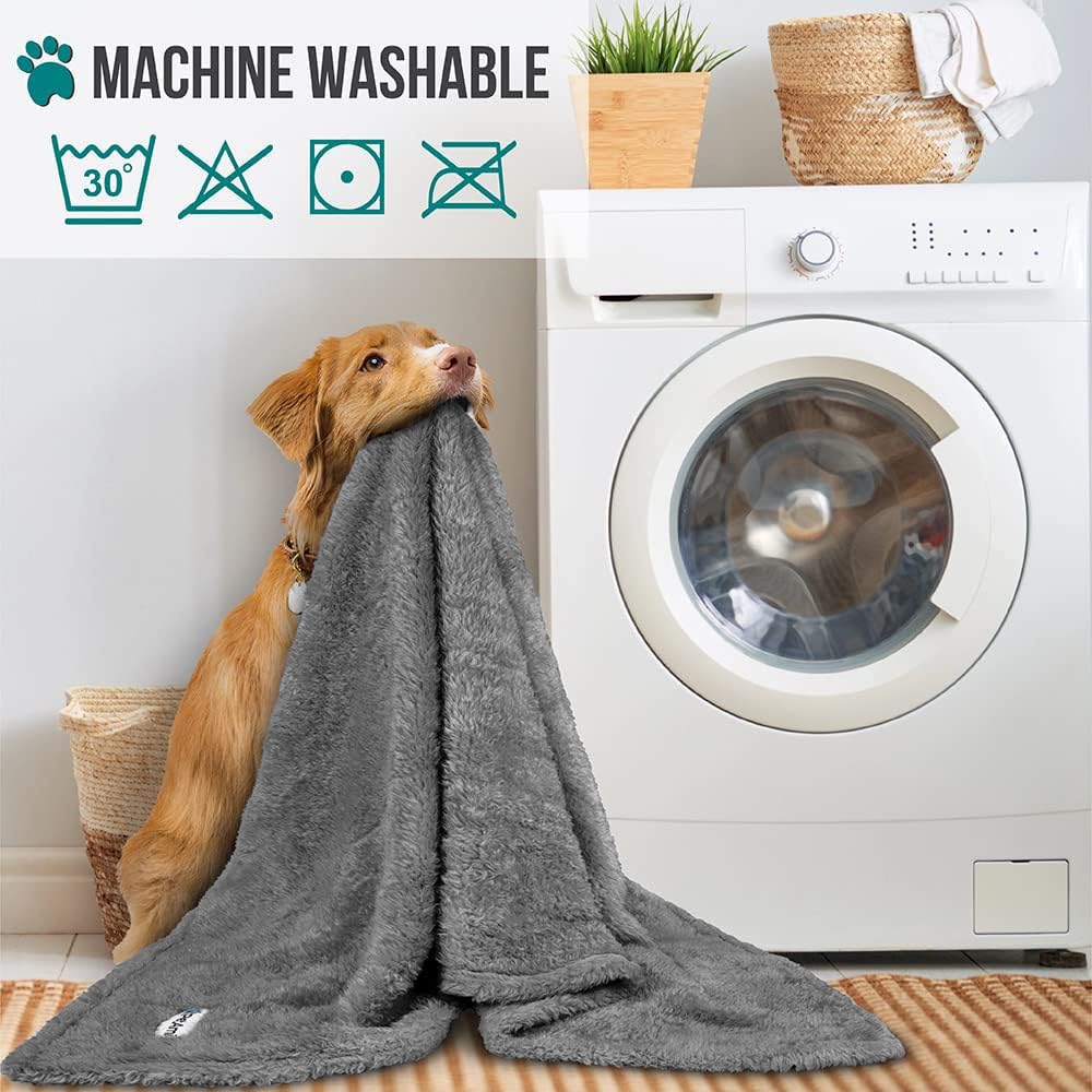 PetAmi couverture-kennel-matel-gris: parfait comme tapis de cage ou lit.