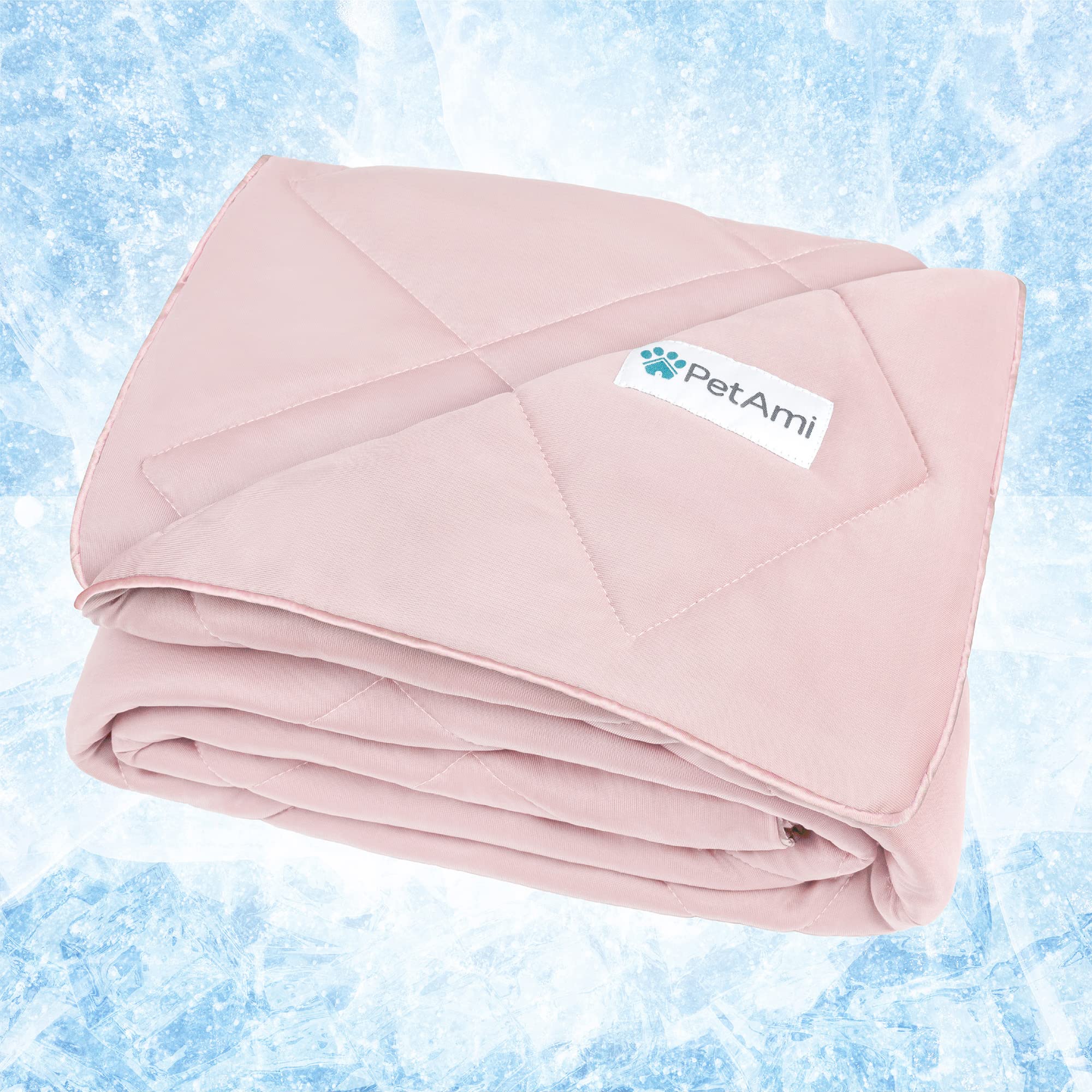 PetAmi couverture refroidissante pour petit chien, douceur et confort durables.