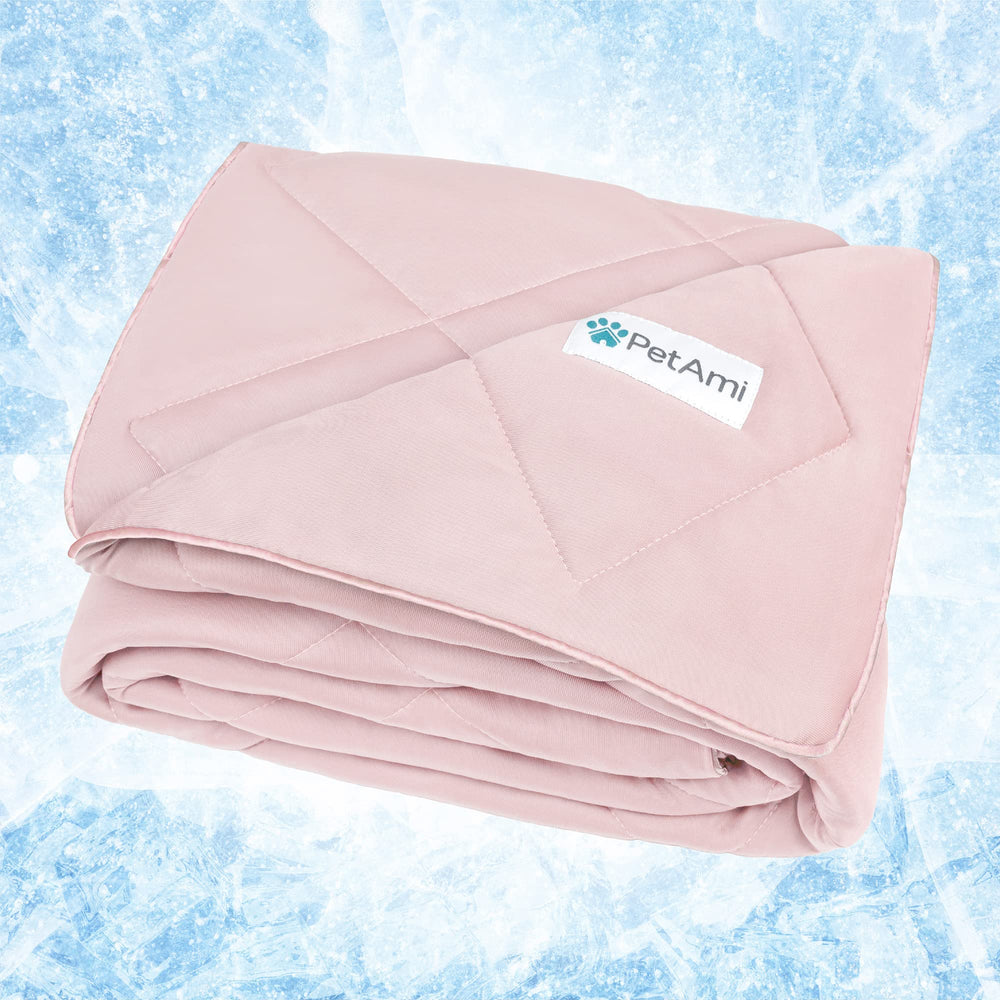 PetAmi couverture refroidissante pour petit chien, douceur et confort durables.