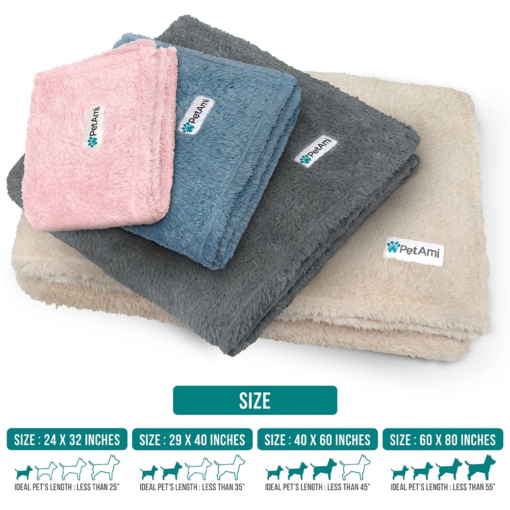 PetAmi dimension 24x32 pour chiots et chatons bleue.