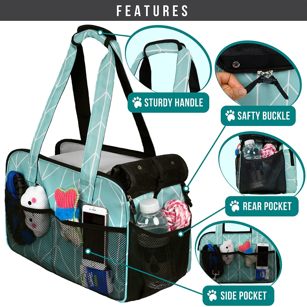 Distributeur de sacs intégré pour les sorties avec votre animal.