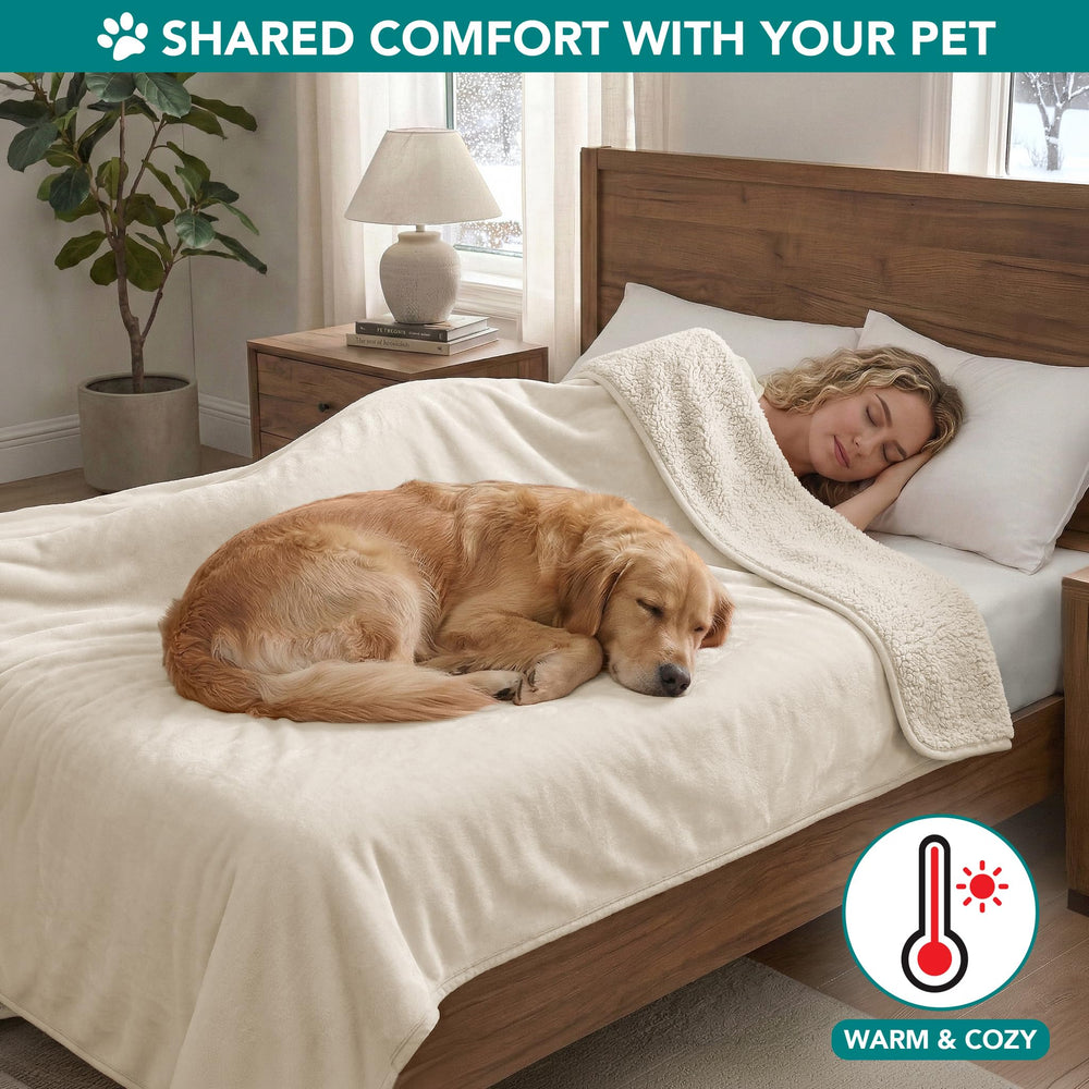 PetAmi Drap chien XL en polyester doux et durable