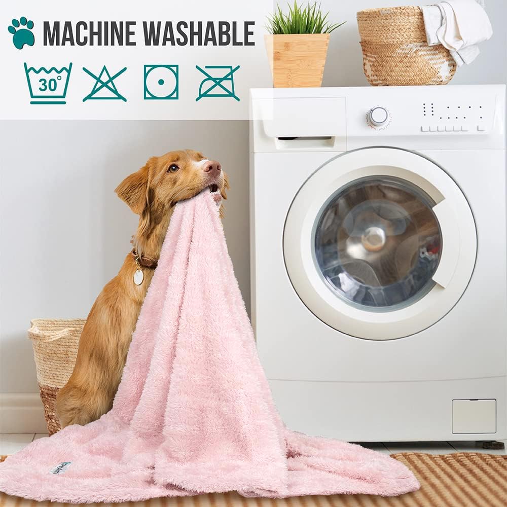 Drap-lit Chiot PetAmi rose, couchage propre et confortable.