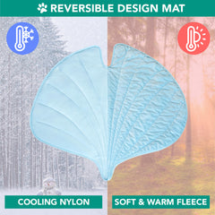 PetAmi face réversible en peluche douce, confort tout au long de l'année