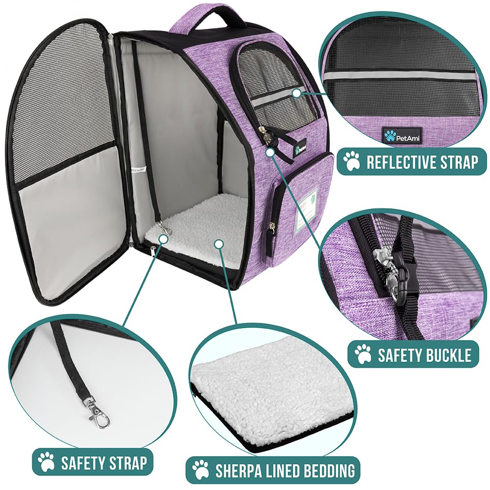 PetAmi poches-et-poches: rangements pratiques pour accessoires et collations.