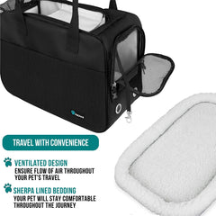 PetAmi poches frontales et arrière, rangements pratiques pour accessoires.
