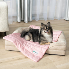 Protection meubles PetAmi: tapis-couverture pour canapé et cage.