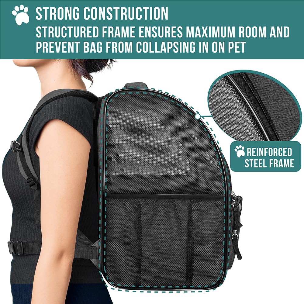 PetAmi Sac à Dos bol pliable pour hydratation en déplacement.