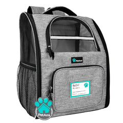 PetAmi sac à dos ventilé pour chien et chat, confort randonnée