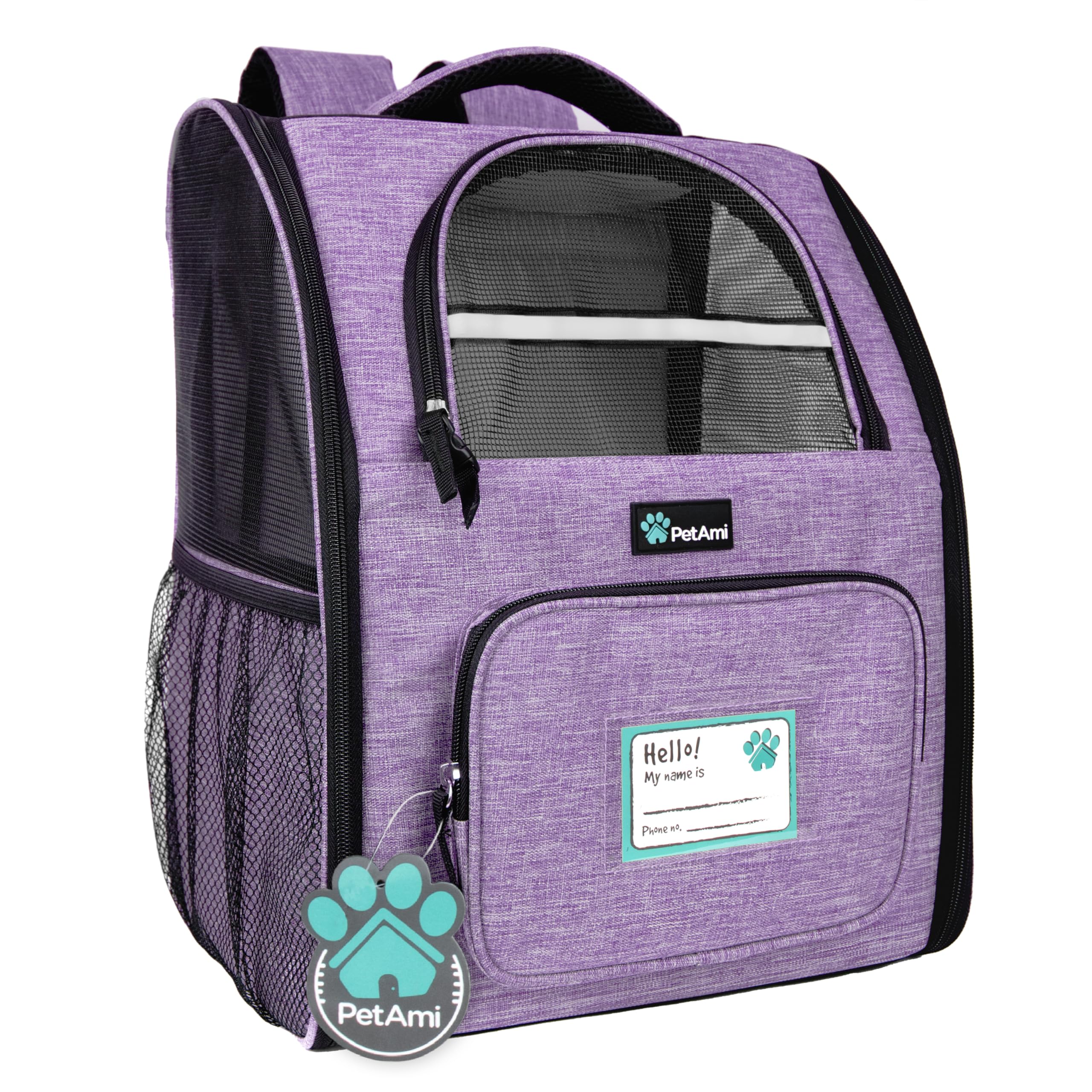 PetAmi sac-dos-chat-ventilation: respiration optimale pour le confort en voyage.