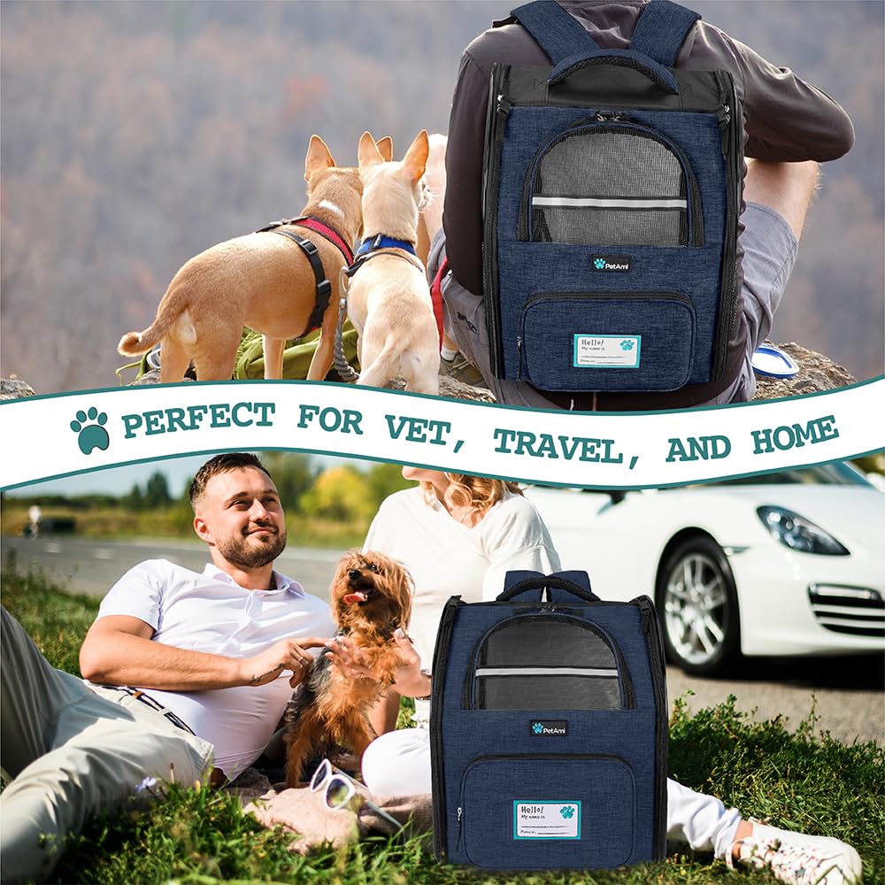 PetAmi Sac-dos poches-accessoires: rangement pratique pour vos accessoires.