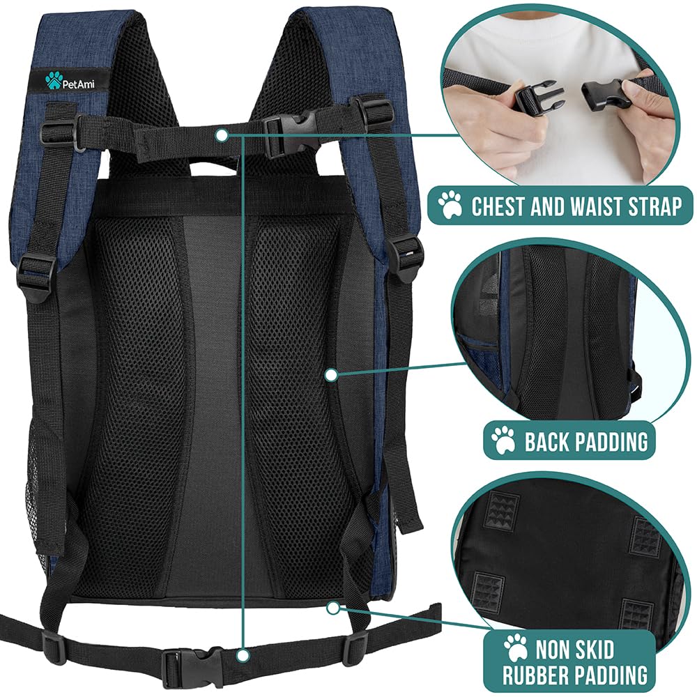 PetAmi Sac-dos securite-boucle: securite optimale pendant les trajets.