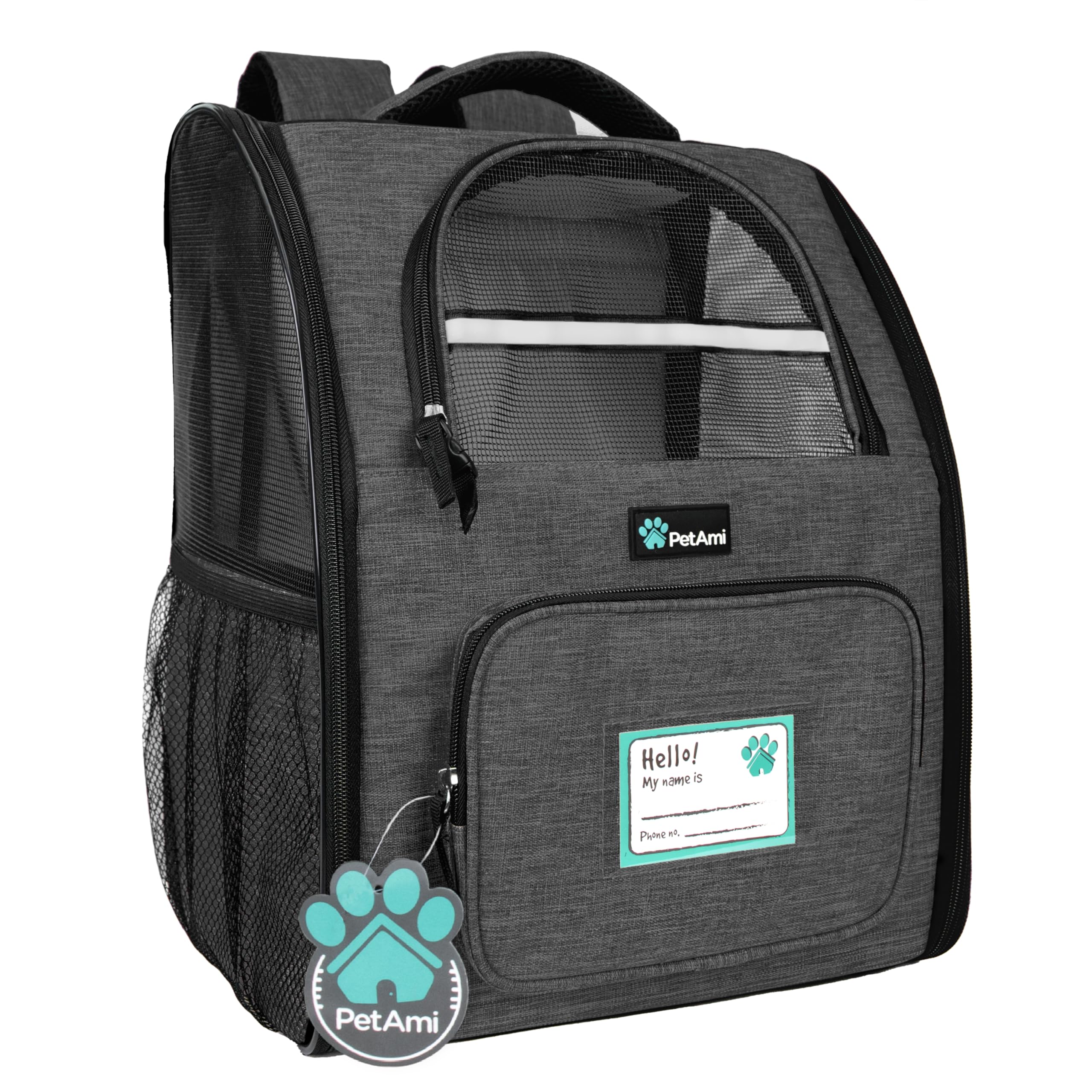 PetAmi Sac à Dos porte-animaux avant facilite l'accès pour votre chat.