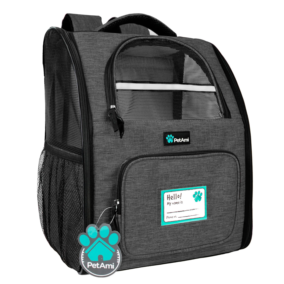PetAmi Sac à Dos porte-animaux avant facilite l'accès pour votre chat.