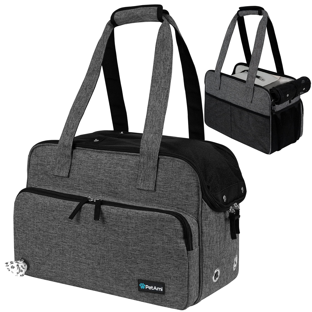 Sac portePetAmi pour petit chien avec structure solide et confort.