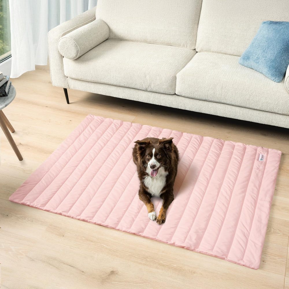 Tapis PetAmi 24x32 pouces rose, dimensions adaptées.