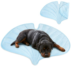 PetAmi tapis rafraîchissant forme feuille de ginkgo, apaise la chaleur chez votre chien