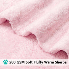 Tapis-kennel PetAmi rose, confort en déplacement.