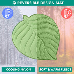 PetAmi Tapis réversible avec face peluche, offre chaleur douce.