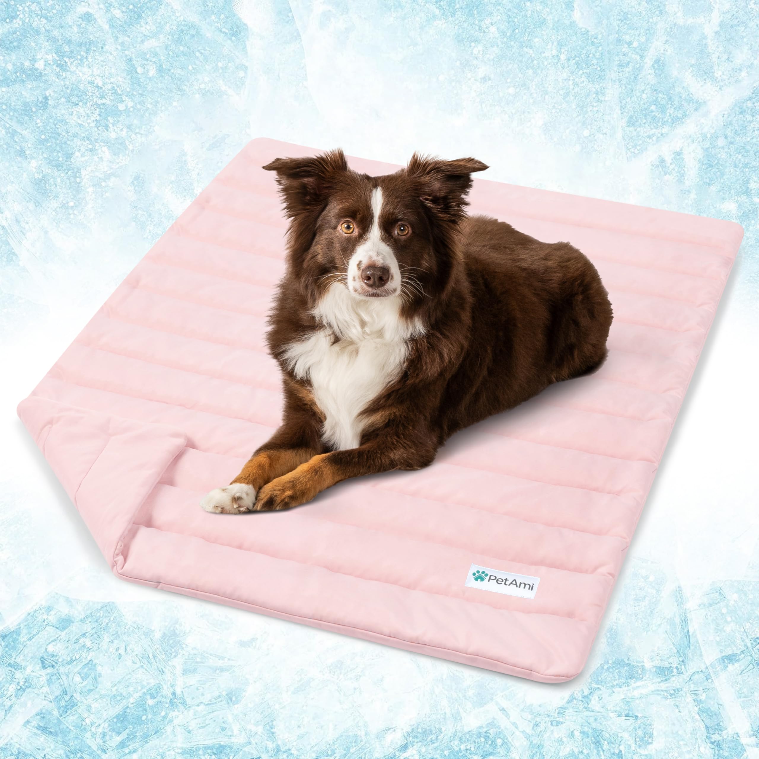 Tapis refroidissant PetAmi pour chien offrant une fraîcheur durable.