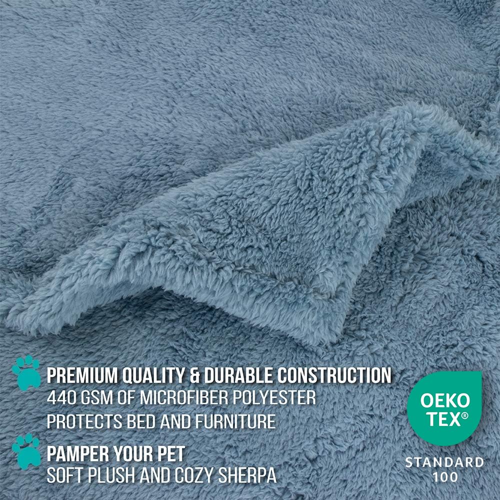 PetAmi texture sherpa peluche cocon confortable