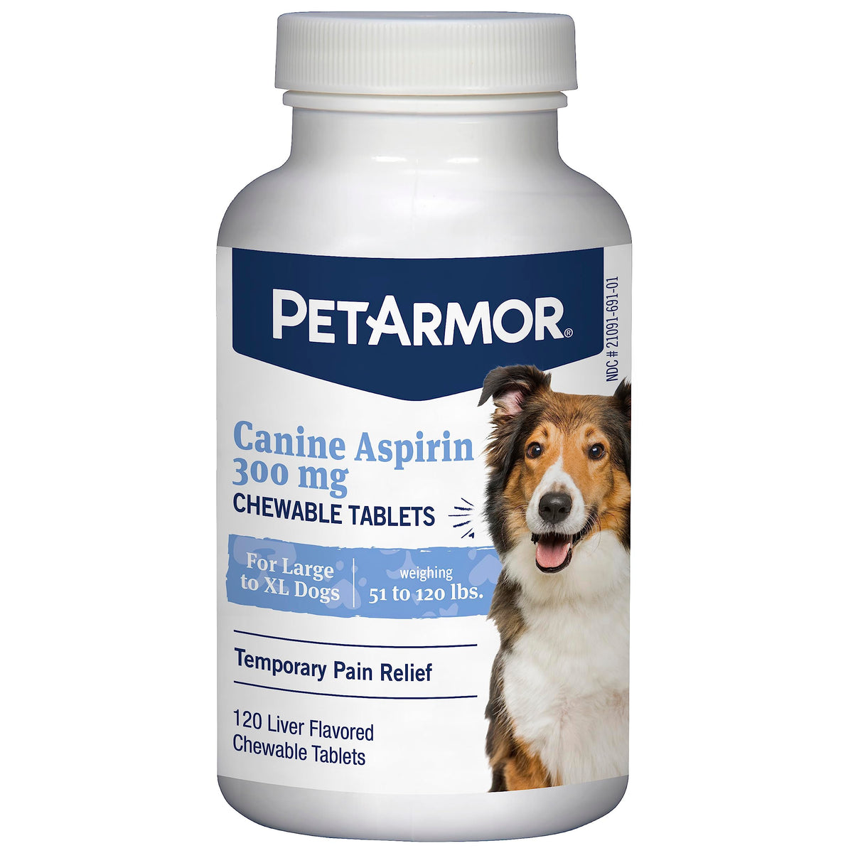 PetArmor Aspirine chien grand taille – comprimé goût foie, soutien potentiel des articulations.