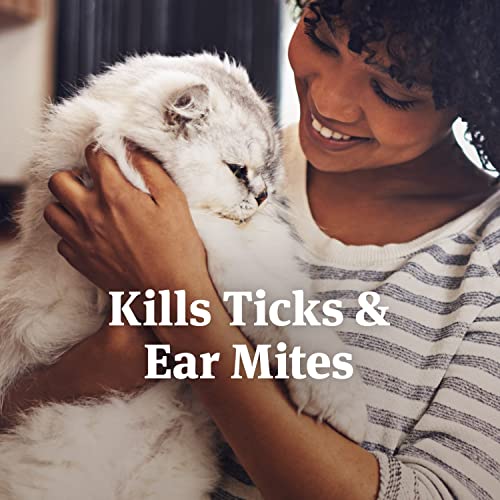 PetArmor Ear Mite Treatment — Utilisation à domicile sur les chats de 12 semaines et plus.