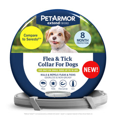 Collier PetArmor Extend pour petit chien jusqu’à 18 lb protège contre puces et tiques