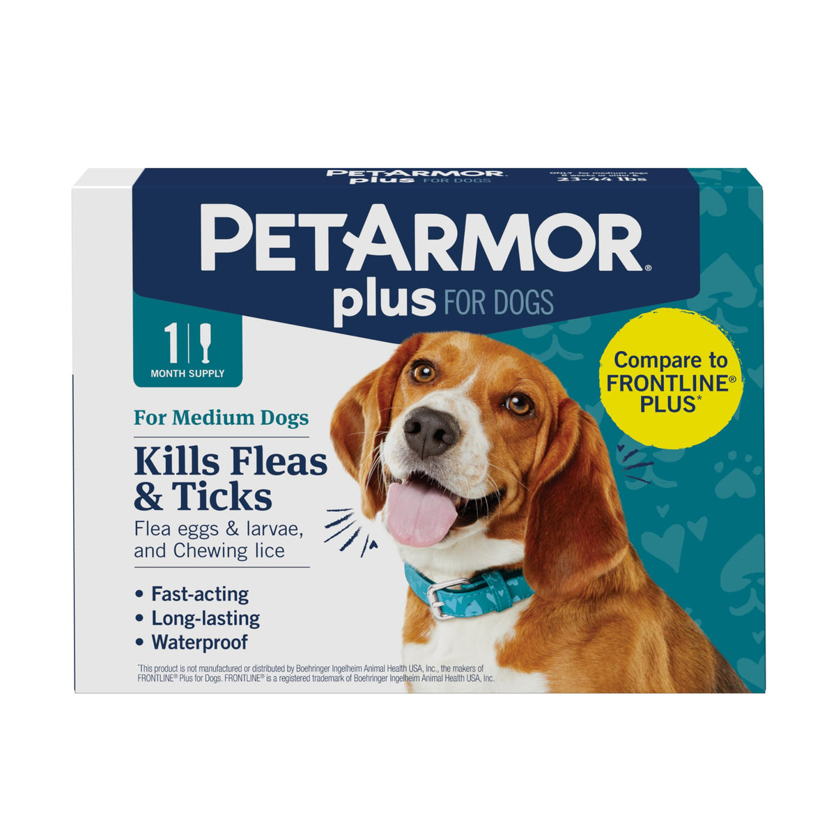 PetArmor Plus, bouteille-applicateur, pour une application simple et durable.