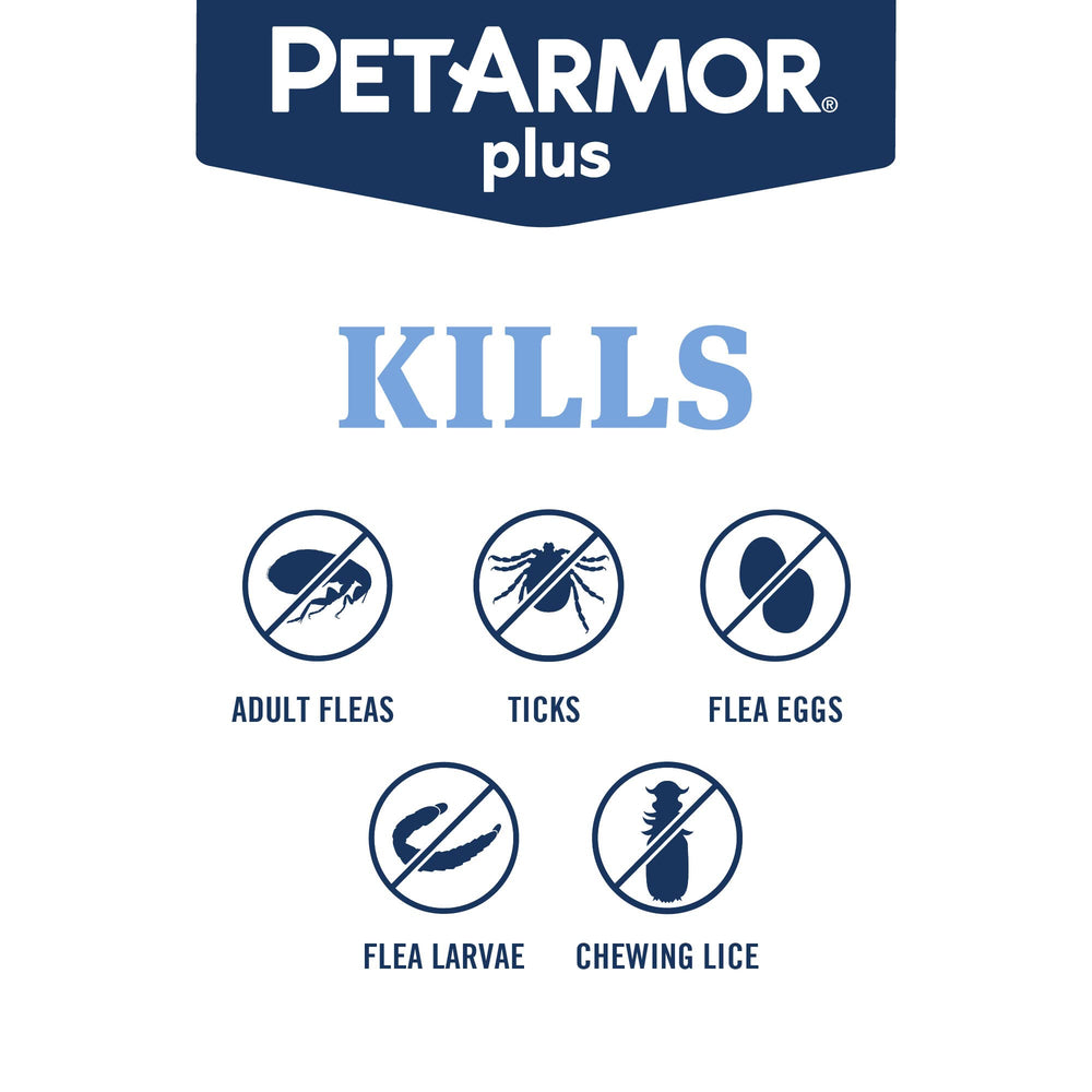 Formule imperméable PetArmor Plus après application.