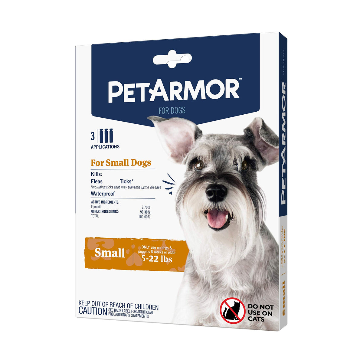 PetArmor traitement-topique chien dos omoplates – application facile entre les omoplates.