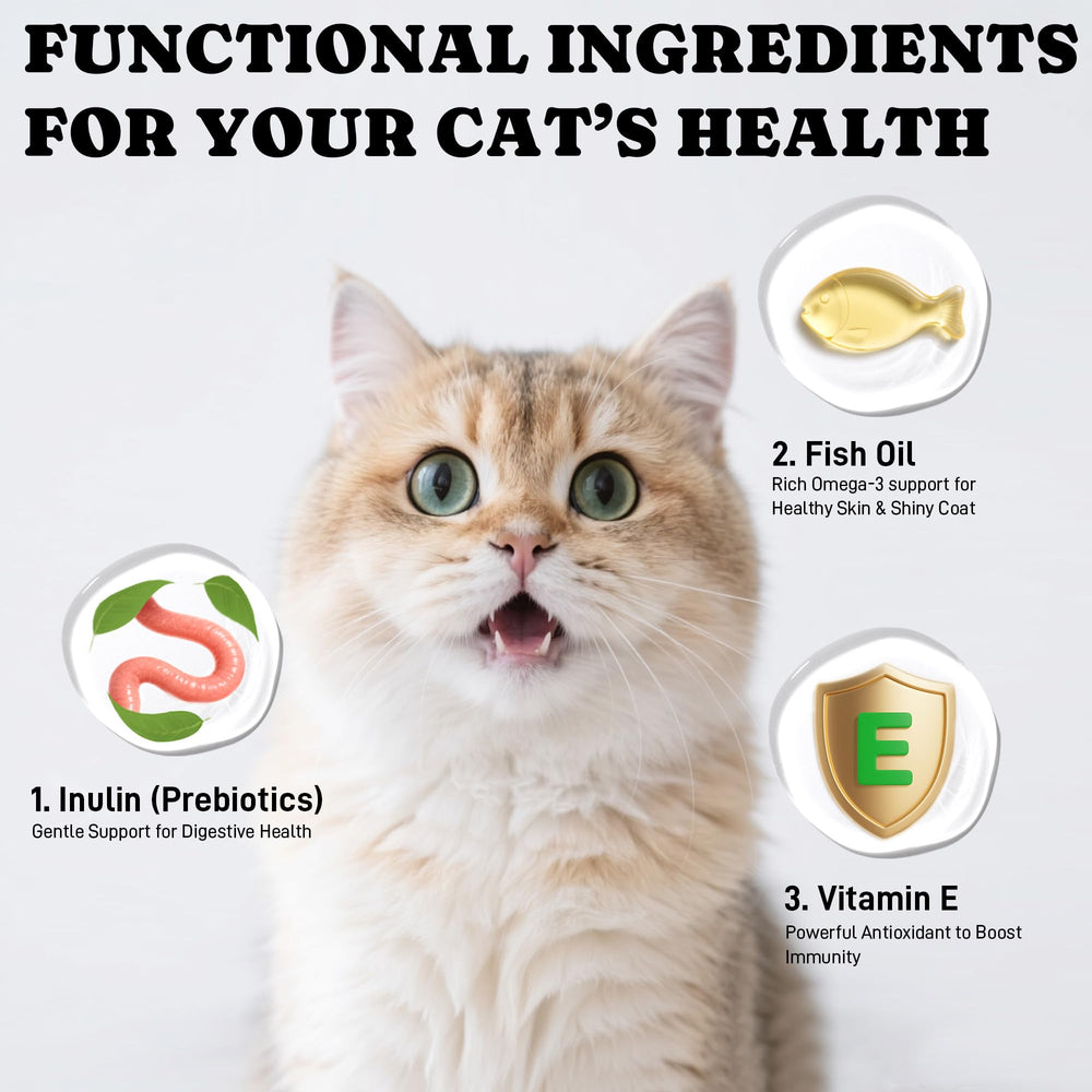 PETASTY prébiotique – soutien digestif pour les chats