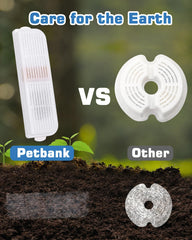 Remplacement des filtres Petbank toutes les 2 semaines pour eau plus saine.