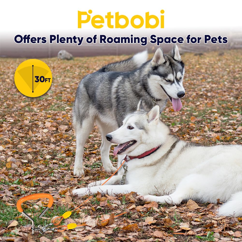 Attaches Petbobi avec rotation à 360° pour éviter l’emmêlement pendant le jeu.