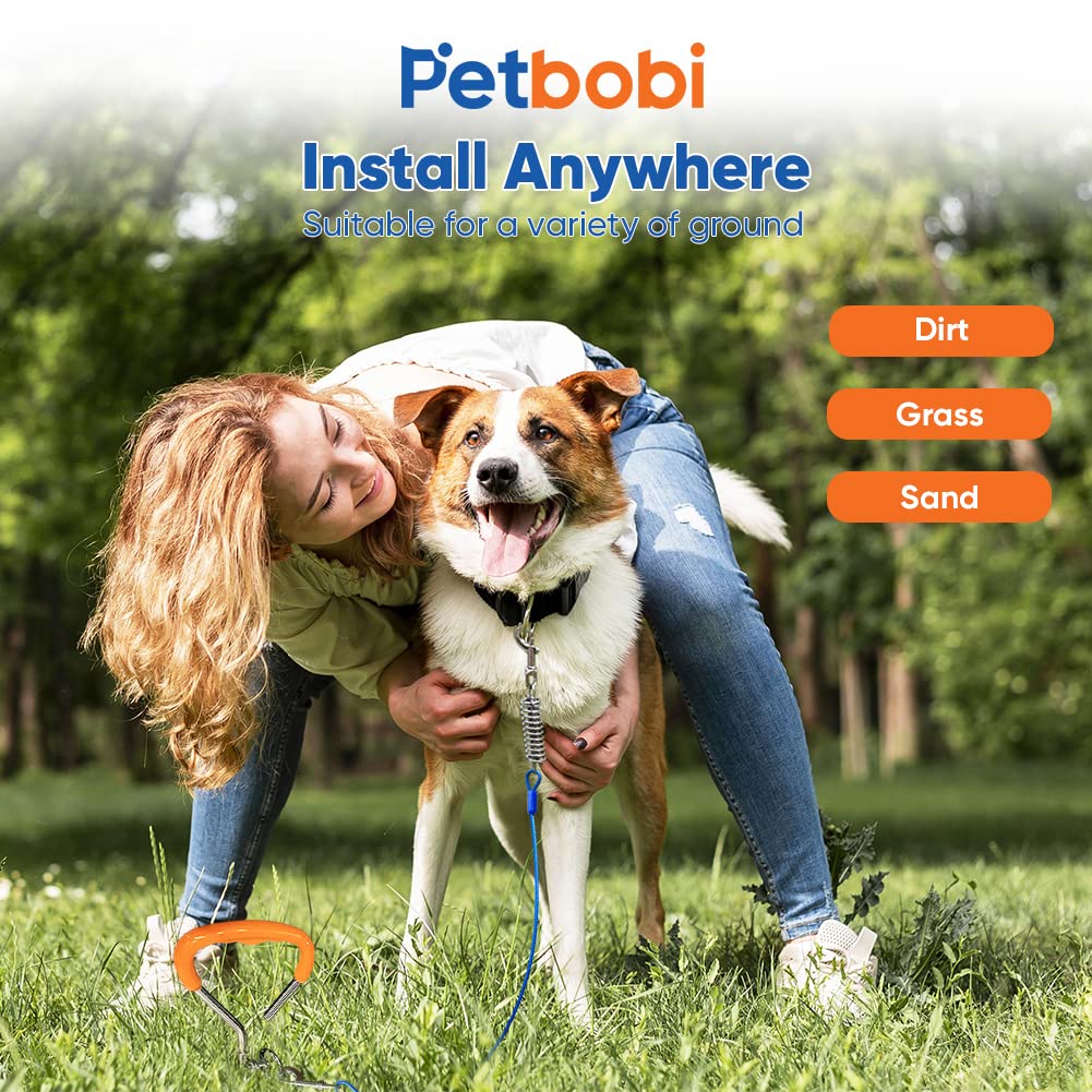 Petbobi emballage inclus et pièces adaptées pour chiens jusqu'à 120 lb.
