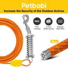 Piquet Petbobi de 16 pouces pour un ancrage fiable dans le jardin ou le camping.