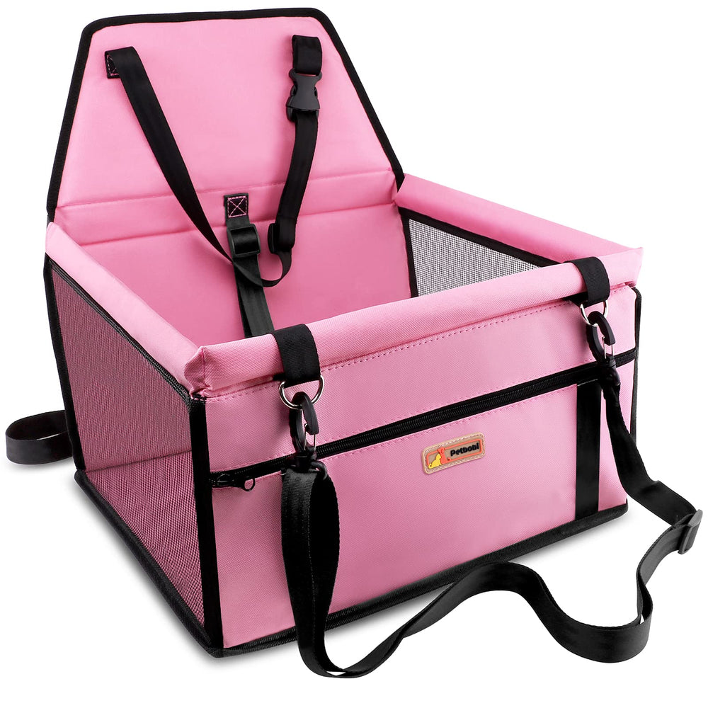 Petbobi siege-auto-chien-rose offre un espace sûr pour le trajet.