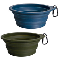PetBonus bols en silicone pliables ensemble, pratique et compact pour voyages.