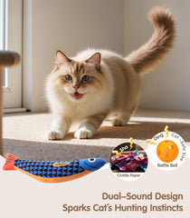Jouet PetBusy peluche-douceur, rembourrage confortable pour chatons