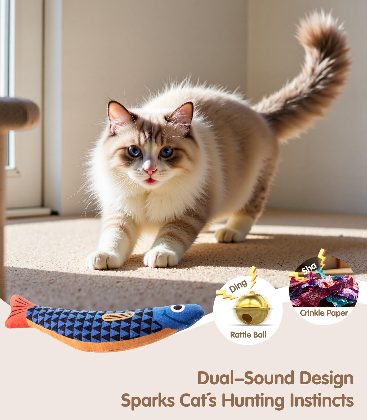 Jouet doux PetBusy en grade bébé, toucher sûr et agréable.