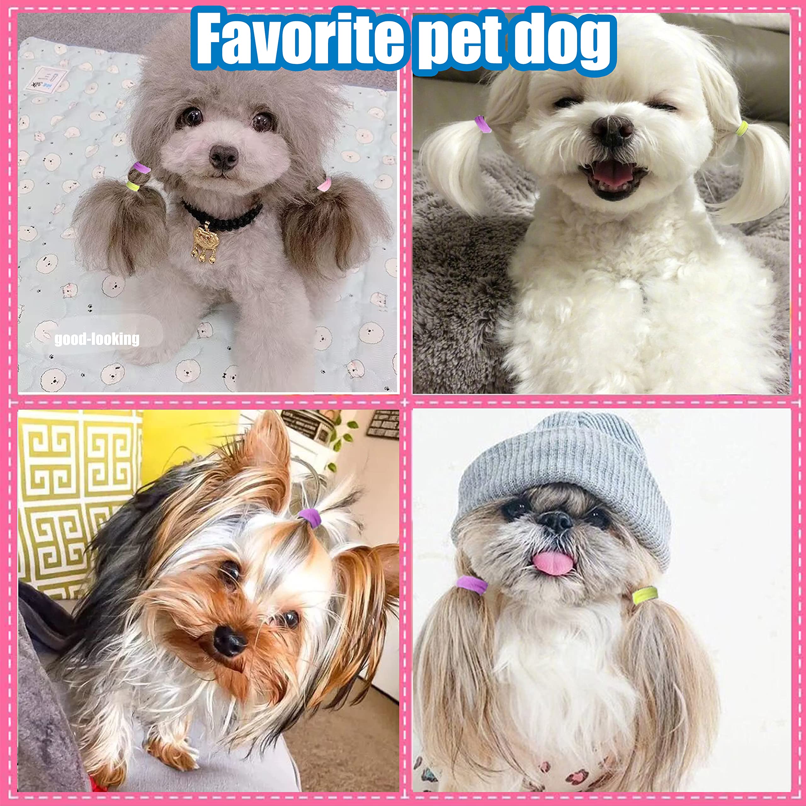 Petbuy bandes cheveux chien, idée cadeau pour animaux domestiques.