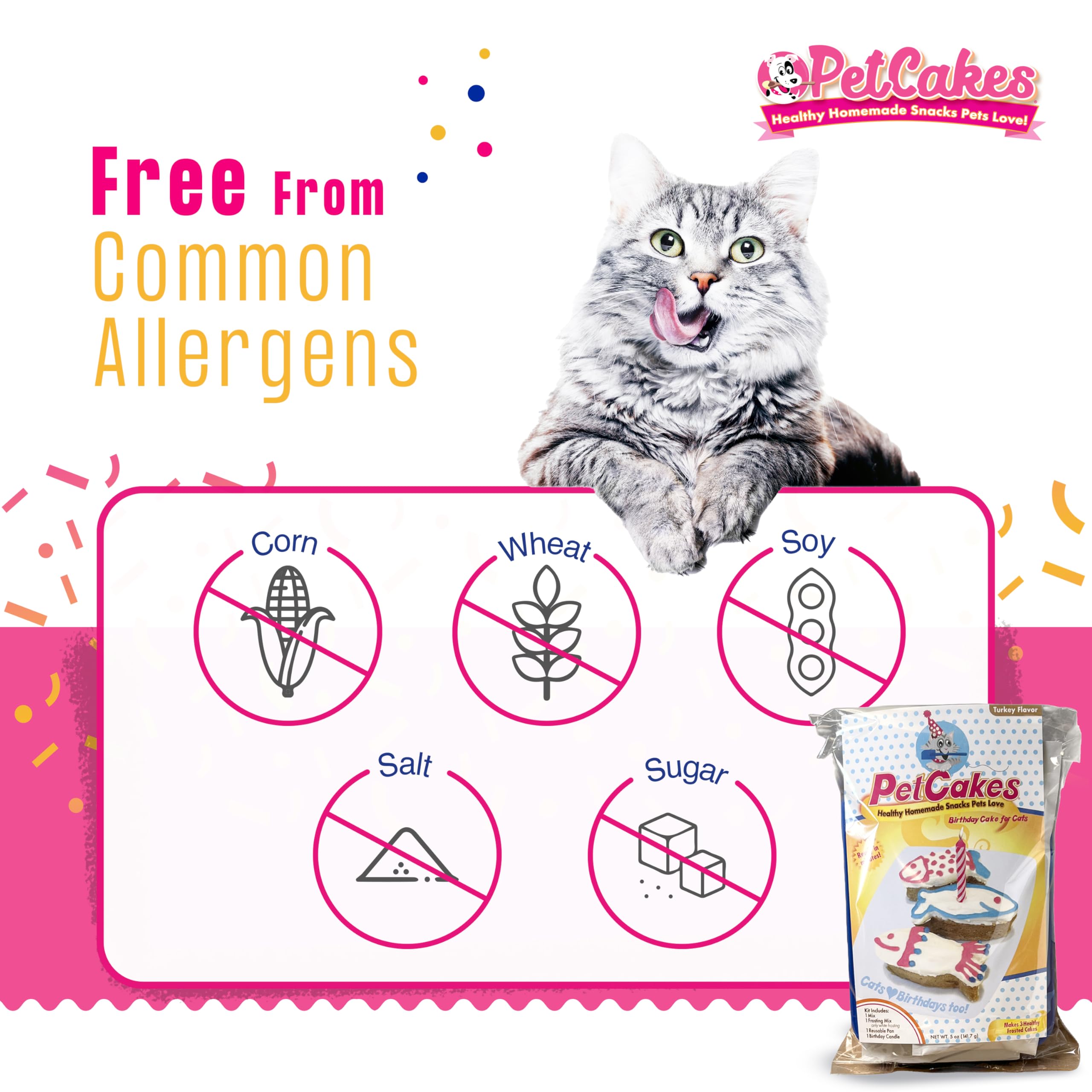 PetCakes gâteau-chat étape de cuisson montrant la simplicité d’utilisation