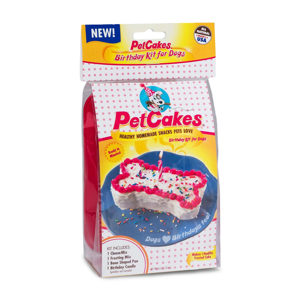 PetCakes kit gâteau anniversaire chien fromage, prêt à cuisiner.