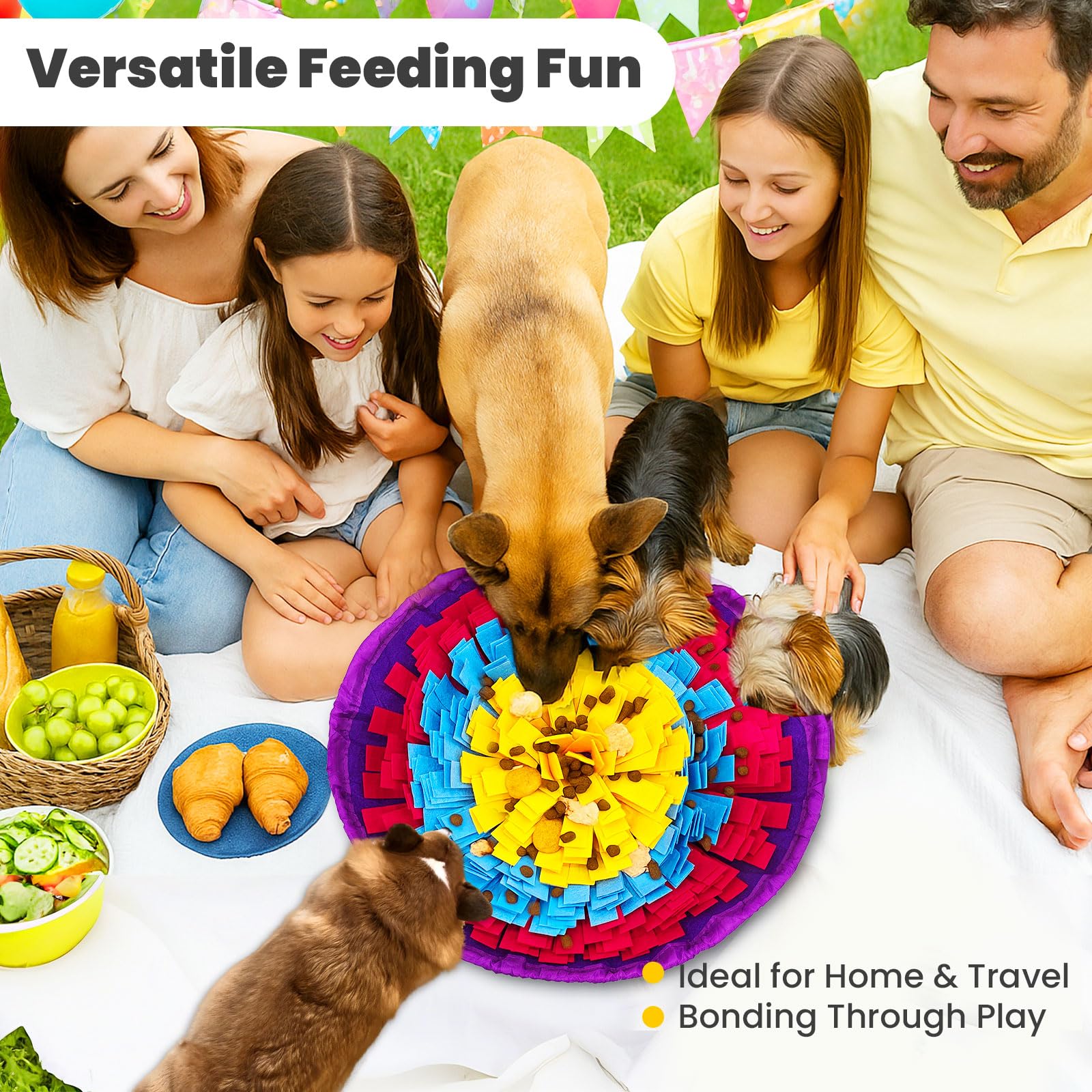 PETCARE tapis en feutre naturel, matériau durable et sûr