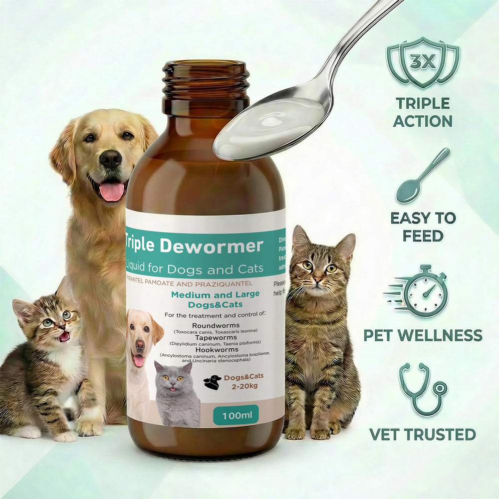 Petcci ajout dans l’alimentation facilite le traitement pour tous les animaux.
