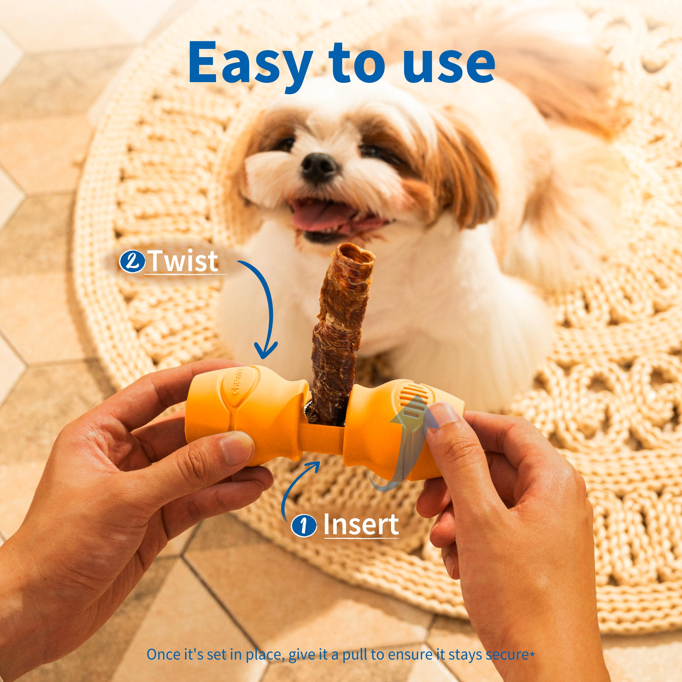 PetClan Chewise, mécanisme robuste et rapide à installer pour mastication.