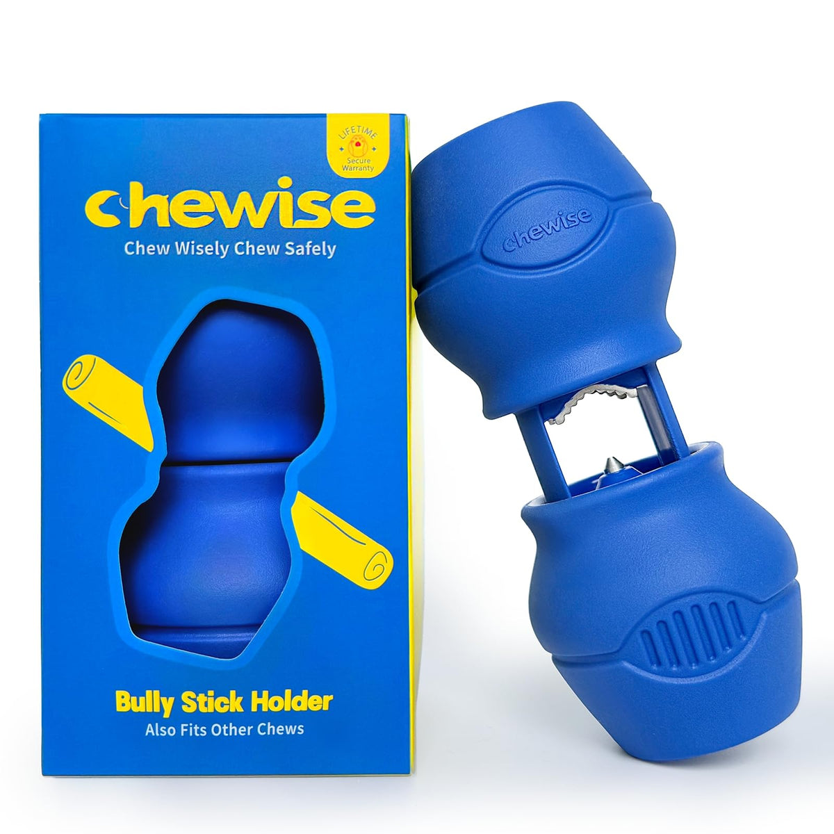 PetClan Chewise : support sécurisant pour maintenir le bâton en place pendant la mastication.