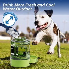 PETDOTT bouton rouge versement eau, utilisation intuitive en extérieur