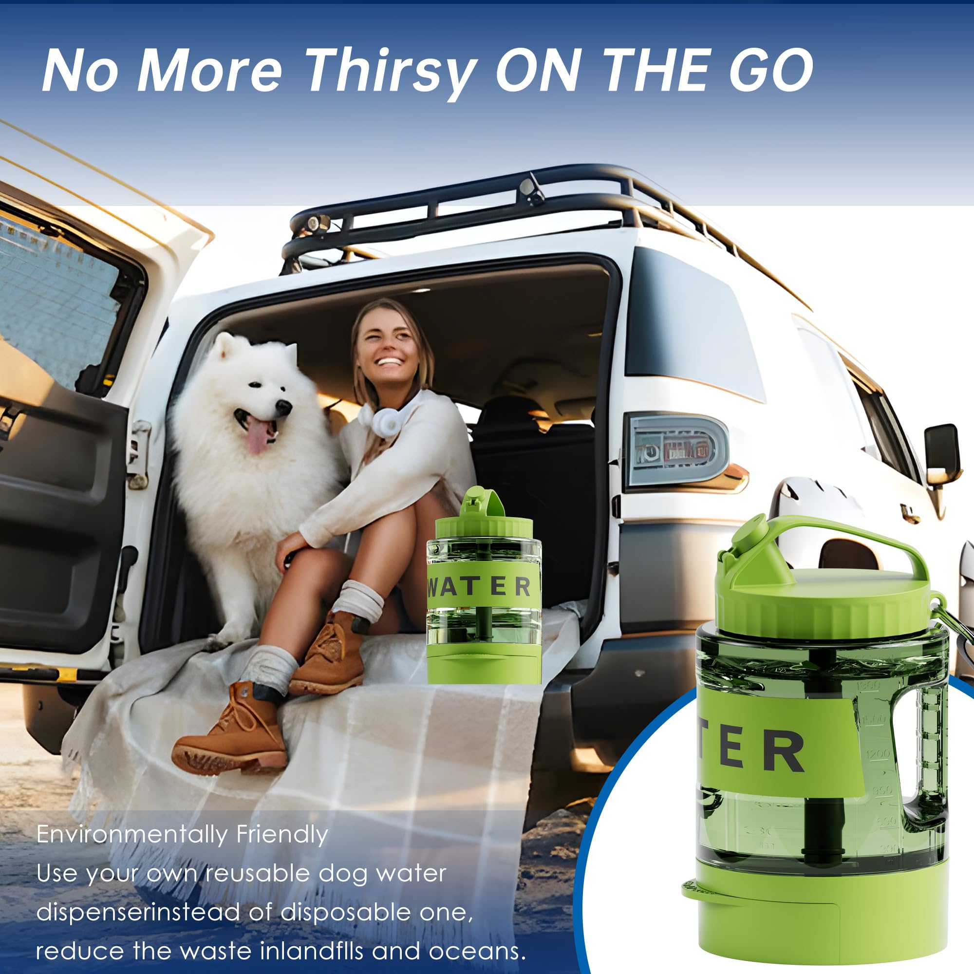 PETDOTT idéal pour camping plage voyage, hydratation pratique