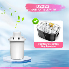 Installation facile du filtre PETDOTT dans votre fontaine.